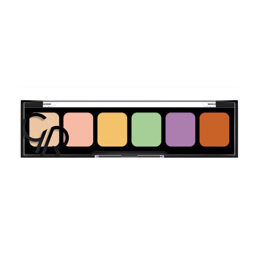 Палетка консилерів для обличчя Golden Rose Correct &amp; Conceal Camouflage Cream Palette, 6*2 г