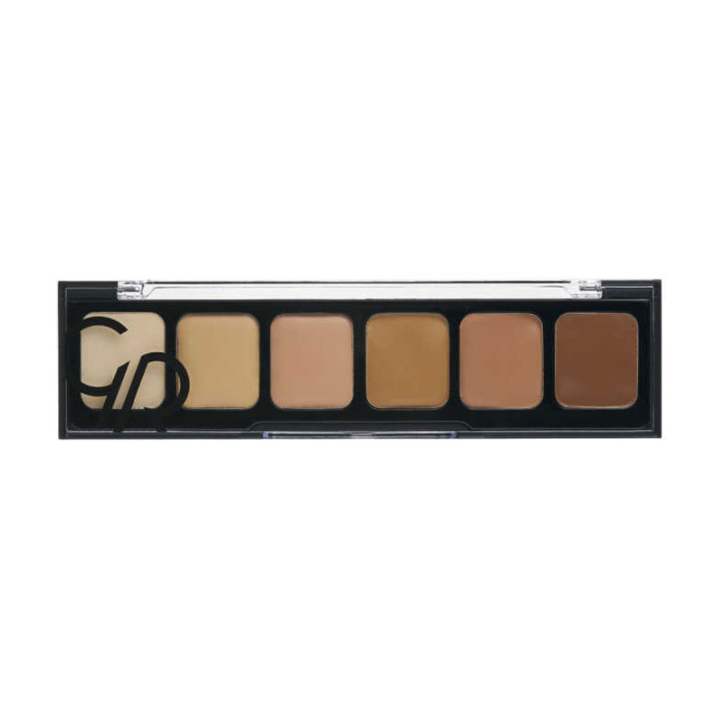 Палетка консилерів для обличчя Golden Rose Correct &amp; Conceal Concealer Cream Palette 02 Medium to dark, 6*2 г