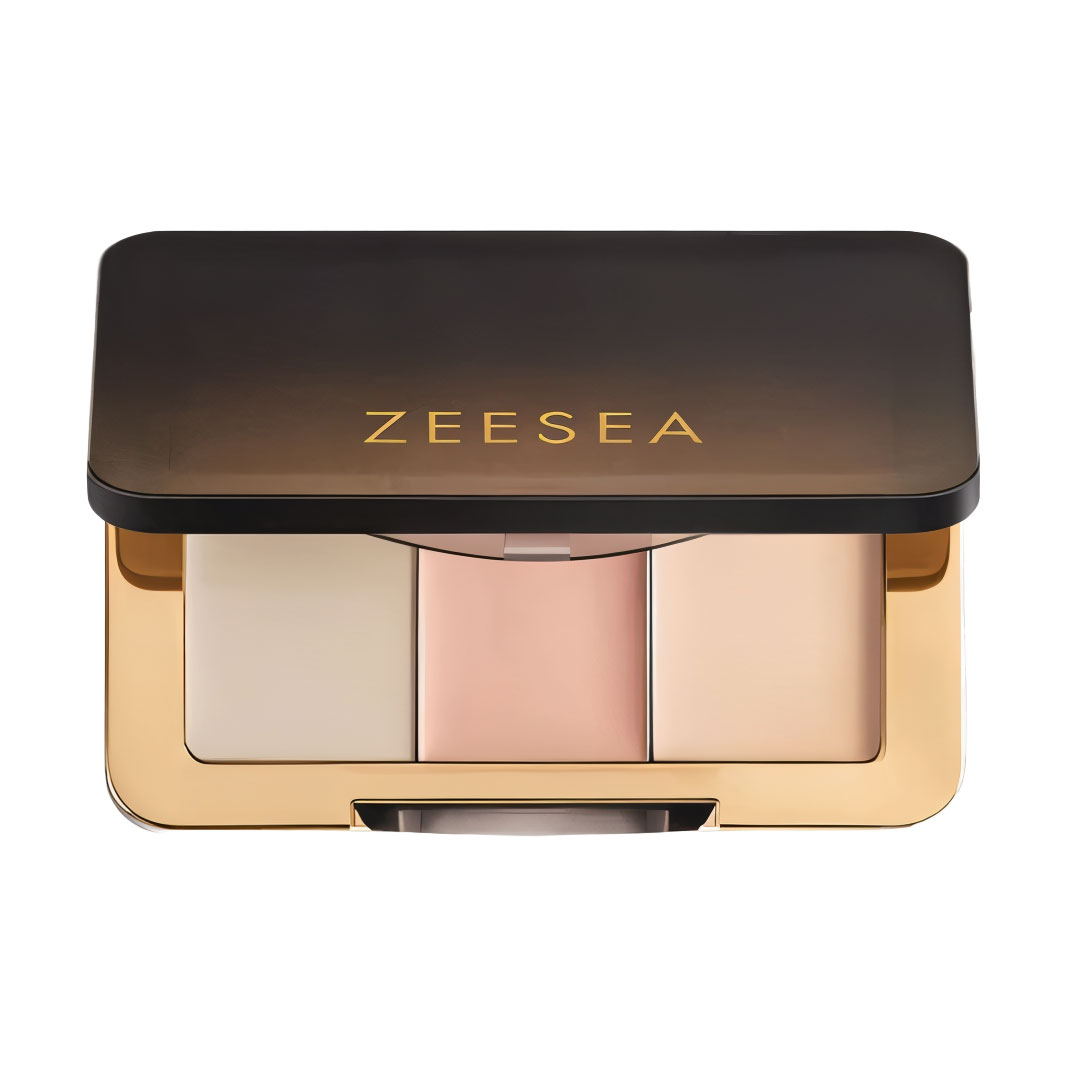 Палетка консилерів для обличчя Zeesea Softlight 3 Concealer 02 Ivory, 5 г